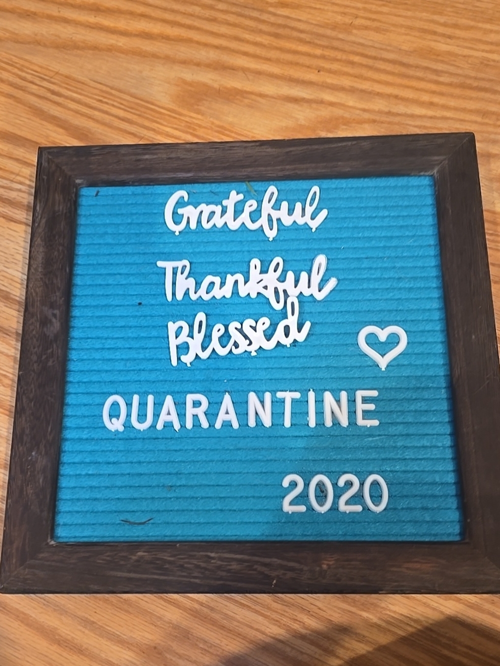 ❤️10/$10 Teal Letter Board